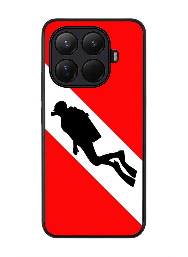 For Xiaomi 15T Pro Case,Slim fit Camera Protection, Shockproof Thin Phone cover  - Diver Flag